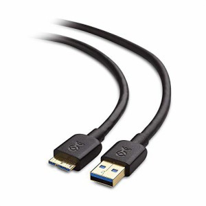 Cable Matters マイクロUSBケーブル Micro USB 3.0ケーブル USB Micro Bケーブル 3m HDD/SSD外付けドライブ対応