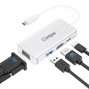 USB ハブ アダプタ USB3.0 hub 4K解像度 HDMI 分配器 Type-C 100W高速PD充電 USBポート USB HDMI 変換 Thunderbolt3対応 MacBook Air/Pro