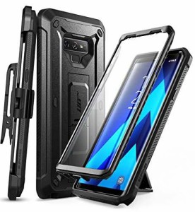 【送料無料】SUPCASE Galaxy Note9 ケース (SC-01L SCV40)対応 米軍MIL規格取得 液晶画面フィルム 腰かけクリップ 付き 2018 耐衝撃 全面