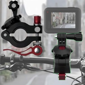 Honbobo Insta360 ONE RS/Gopro 11 10 対応 自転車スタンド/バイクマウントクリップ