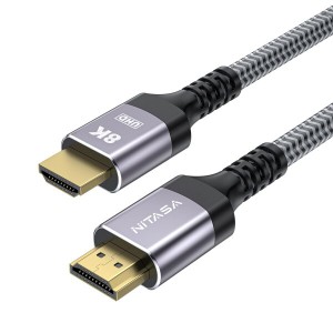 NITASA UHD ケーブル 高速伝送 テレビ パソコン 接続ケーブル 8k 60hz HDMI2.0規格 ライトニング モニターケーブル プレミアムハイスピー