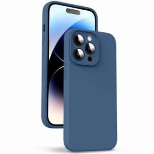 【送料無料】Supdeal 液体シリコンケース対応 iPhone 14 Pro、(真の液体シリコーン) (カメラレンズ保護) (指紋防止) (ソフトタッチ) (耐