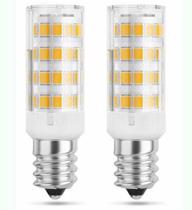 【送料無料】LED 電球 E14 可調光 AC 110V電球色3000 k 40W形相当 シャンデリアクリア電球 4W全方向広配光（2個電球色）