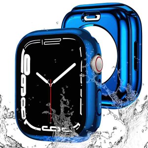 【送料無料】AMAPC for Apple Watch ケース 360度全面防水 バンド 水泳・スポーツ専用 ガラスフィルム 一体型 apple watch 用 カバー 360