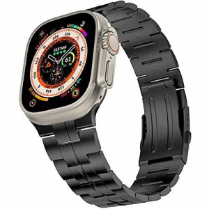 【送料無料】高級チタンバンド Apple Watch Ultra/Ultra 2 49mm専用バンド アップルウォッチ Ultra/Ultra 2 交換バンド Apple Watch Ultr