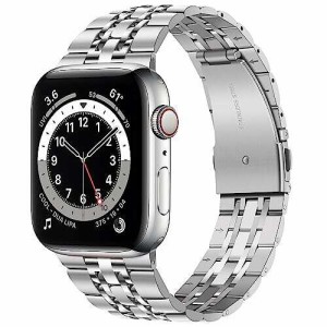 【送料無料】アップルウォッチバンド コンパチブル Apple Watch バンド 45mm 44mm 42mm、男性女性 iWatch バンド ソリッドステンレススチ