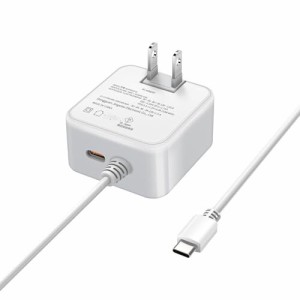 【送料無料】OMKUY 35W PD USB充電器 急速充電器 Type-C 充電器 GaN35W (PD3.0&PPS規格対応/Type-Cケーブル一体/PSE認証/超小型)タイプc 