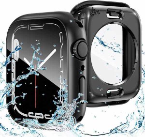 【送料無料】AMAPC for Apple Watch ケース 360度全面防水 2023 バンド 水泳・スポーツ専用 ガラスフィルム 一体型 apple watch 用 カバ