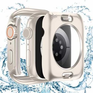 【送料無料】TEMEDO 対応 Apple Watch ケース 41mm 対応 Apple Watch Ultra風ケース 一体型 アップルウォッチ カバー 防水 360ど度 Apple
