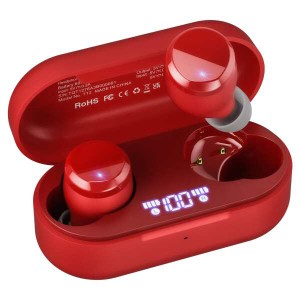 【送料無料】TOZO Tonal Dots (T12) ワイヤレスイヤホンENC ノイズキャンセリング 専用アプリ LEDディスプレイ電池残量表示/55時間音楽再