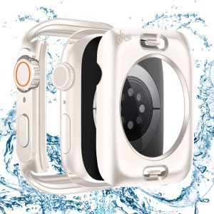 【送料無料】TEMEDO 対応 Apple Watch ケース 40mm 対応 Apple Watch Ultra風ケース 一体型 アップルウォッチ カバー 防水 360ど度 Apple
