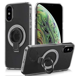 【送料無料】iPhone X ケース iPhone XS ケース iPhone 10s ケース MagSafe 対応 透明 リング付き アイフォンX/XS クリア スマホケース 