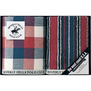 【送料無料】BEVERLY HILLS POLO CLUB(ビバリーヒルズ ポロクラブ) タオルギフトセット マルチカラー 34×75cm