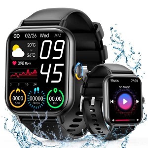 【送料無料】スマートウォッチ Bluetooth5.3 通話機能付き 腕時計 スマートウォッチ iPhone対応 アンドロイド対応 スポーツウォッチ 活動