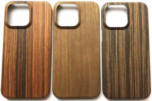 【送料無料】Aikutaysa iPhone 15 Pro Max 用 ケース 木製 ウッドケース 木製カバー アイフォン15 プロ マックス 木製ケース 極薄 0.8mm 
