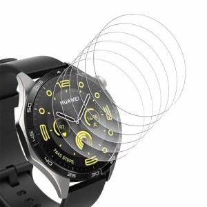 【送料無料】Bigqin HUAWEI Watch GT 4 46mm 対応 強化ガラスフィルム9H硬度 耐衝撃 高感度タッチ 自動吸着 気泡ゼロ 高透過率 HUAWEI Wa