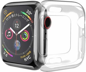 【送料無料】コンパチブル Apple Watch Series6/SE/5/4 ケース アップルウォッチ カバー 44mm メッキ TPU ケース 耐衝撃性 超簿 脱着簡単