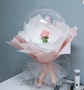 【送料無料】MR.STRONG LEDルミナスバルーン フラワー 花束 造花 バラ バレンタインデー フラワー 誕生日 バースデー お祝い 女性 母の日