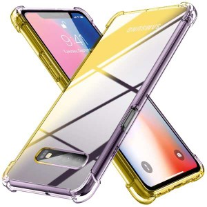 【送料無料】Galaxy S10 ケース クリア SC-03L/SCV41 ケース 薄型 グラデーション色 ケース 軽量 tpu 耐衝撃 スマホケース 透明 米軍MIL