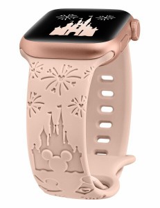 【送料無料】(Girovo) Apple Watch バンド/アップルウォッチ 41mm 40mm 38mm, キャラクター Apple Watch 9 シリコン交換ベルト 萌え 女性