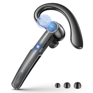 【送料無料】Bluetooth5.3技術 Bluetoothヘッドセット Bluetoothイヤホン ブルートゥースイヤホン 片耳イヤホン マイク付き 耳掛け式 最