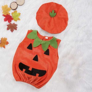 【送料無料】(ニューキング) ハロウィン コスプレ 子供 かぼちゃ コスプレ 仮装 女の子 男の子用 パンプキン キッズ コスチューム 帽子 