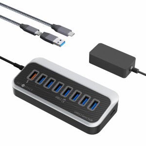 SETMSPACE usb ハブ 32° 5Gbps人体工学設計 USB Cハブ 斜め設計 usbポート 斜め usb3.2ハブ typeA sコンパクト 高速データ転送 小型 持