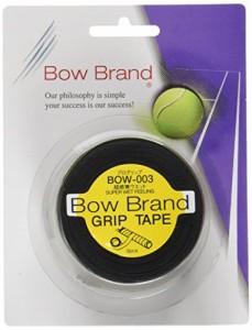 BOWBRAND(ボウブランド) オーバーグリップテープ3本巻 ウェットタイプ ブラック BOW003