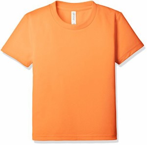 グリマー 半袖 4.4oz ドライTシャツ (クルーネック) 00300-ACT_K キッズ オレンジ 150cm (日本サイズ150相当)