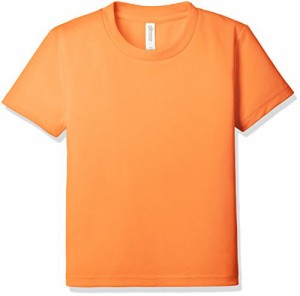 グリマー 半袖 4.4oz ドライTシャツ (クルーネック) 00300-ACT_K キッズ オレンジ 120cm (日本サイズ120相当)