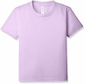 グリマー 半袖 4.4oz ドライTシャツ (クルーネック) 00300-ACT_K キッズ ライトパープル 140cm (日本サイズ140相当)