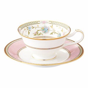 Noritake ノリタケ カップ ＆ ソーサー ( コーヒー ティー 兼用) 220cc ヨシノ ピンク ボーンチャイナ Y59587/9983-7