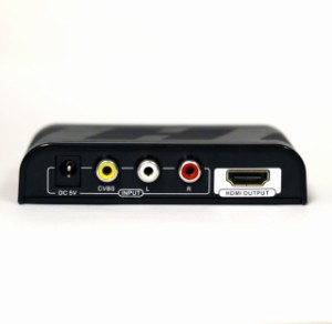 コンポジット (RCA)  HDMI 変換コンバーター