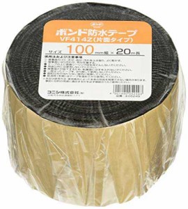 コニシ ボンド 建築用ブチルゴム系防水テープ 片面粘着 VF414Z-100 幅100mm×長20m #05249