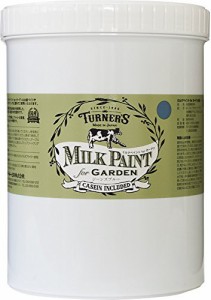 ターナー色彩 アクリル絵具 ミルクペイント for ガーデン ジーンズブルー MKG12348 1.2L