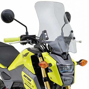 【送料無料】デイトナ(Daytona) バイク用 スクリーン クランプバー付き グロム(16-19)専用 ウインドシールド RSシリーズ ロング クリアー