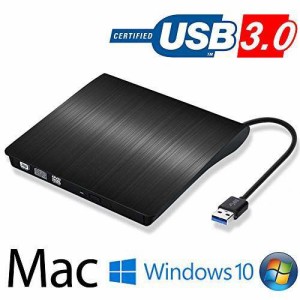 D V D ドライブ外付け USB 3.0 D V D プレイヤー ポータブルドライブ CD/D V D読取・書込 D V D±RW CD-RW USB3.0/2.0 Window/Mac OS両対