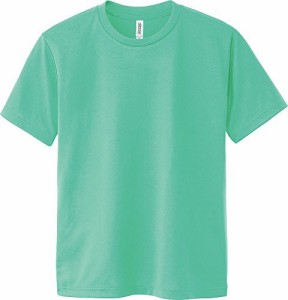 グリマー 半袖 4.4oz ドライTシャツ (クルーネック) 00300-ACT_K キッズ ミントグリーン 130