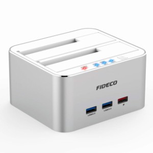 HDDスタンド FIDECO ドッキングステーション USB3.0接続 2.5/3.5インチHDD/SSD SATA I/II/III対応パソコンなしで 外付け オフラインクロ