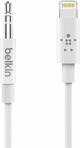 Belkin ライトニング to 3.5mm オーディオケーブル 90cm ホワイト AV10172BT03-WHT-A