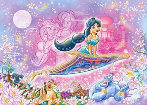 500ピース ジグソーパズル ディズニー Exotic Romance -Jasmine-(エキゾチックロマンス-ジャスミン-) 【パズルデコレーション】(38x53cm)