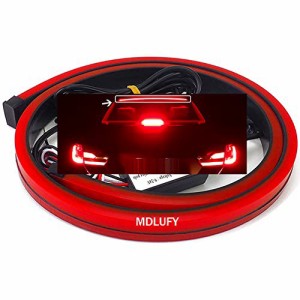 MDLUFY 100cm ブレーキライト ledテープ 12V 自動車多機能 後部ガラスハイ ポジション ストロボ 赤いブレーキランプ 高輝度 流星 ledテー