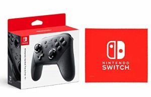 【任天堂純正品】Nintendo Switch Proコントロー ラー (【ネット限定】Nintendo Switch ロゴデザイン マイクロファイバークロス 同