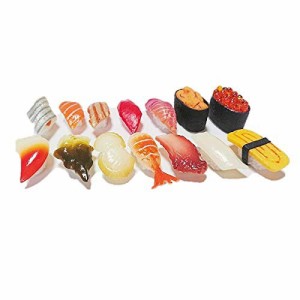 食品 サンプル 握り 寿司 １４ 種類 セット 実物大 プレゼント お供え ままごと 教材 サンプル (A)