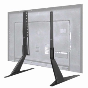 suptek ユニバーサルテレビスタンド テレビテーブルスタンド テレビスタンドベース 汎用テレビ台座 23〜42インチ対応 高さ調節可能