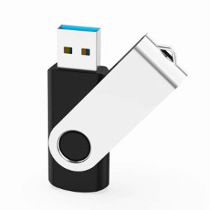 KEXIN USBメモリ 128GB USB 3.0 高速 USBメモリースティック 360°回転式 Windows PCに対応