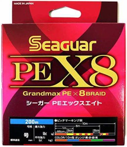 シーガー(Seaguar) ライン PEライン シーガー PE X8 釣り用PEライン 200m 0.4号 9.1lb(4.1kg) マルチ