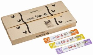 【送料無料】ブランド SOLIMO ちゅ~る 猫用おやつ とりささみバラエティ 14g × 54本