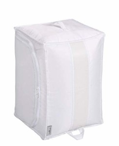 東和産業 ふとん収納袋 ｗａｓｈｕｎｏ丈夫な洗えるふとん収納 1個入 ホワイト 約36×35×50cm
