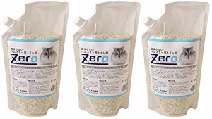 コジマ（PB） ZERO 固まらない ハムスター用 トイレ砂 650g ×3個 (まとめ買い)